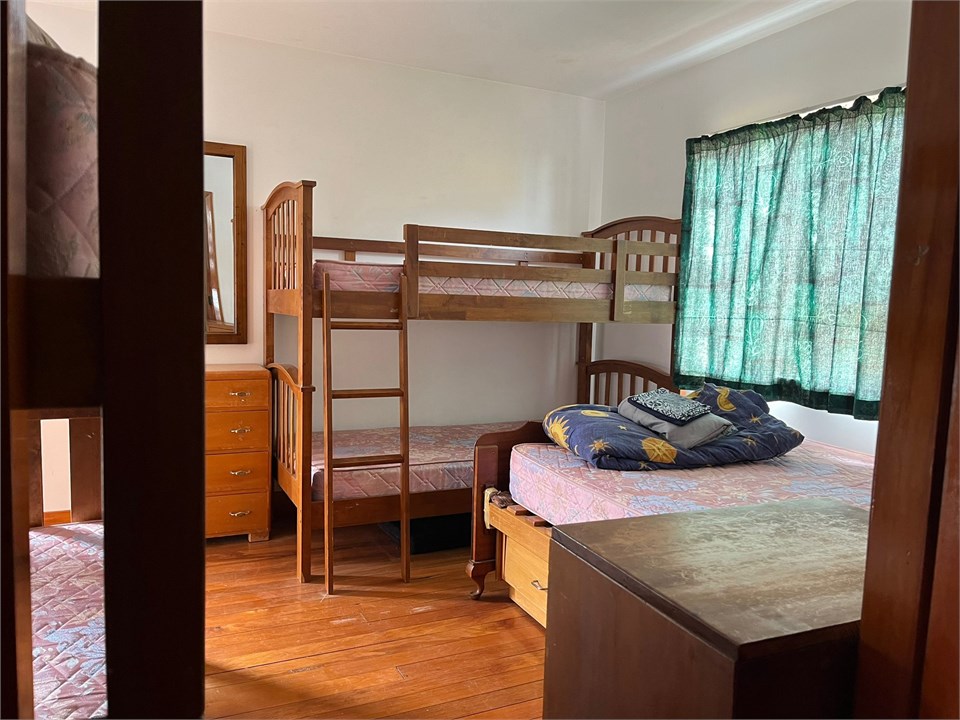 3rd Room - Double and 4 Single beds