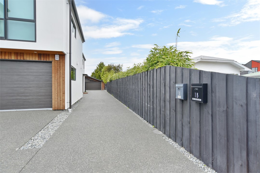 View of the property driveway