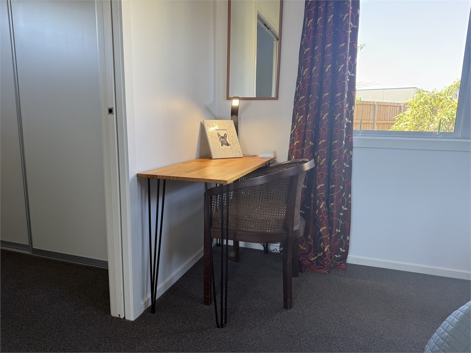 Workstation in Queen bedroom