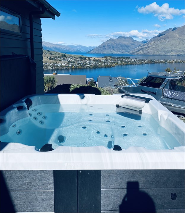 Spa Pool with a view