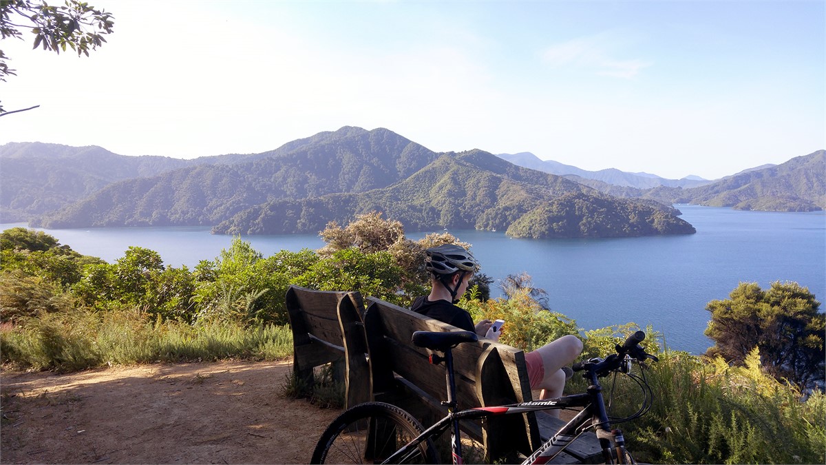 views from our walking and biking track' Link Path