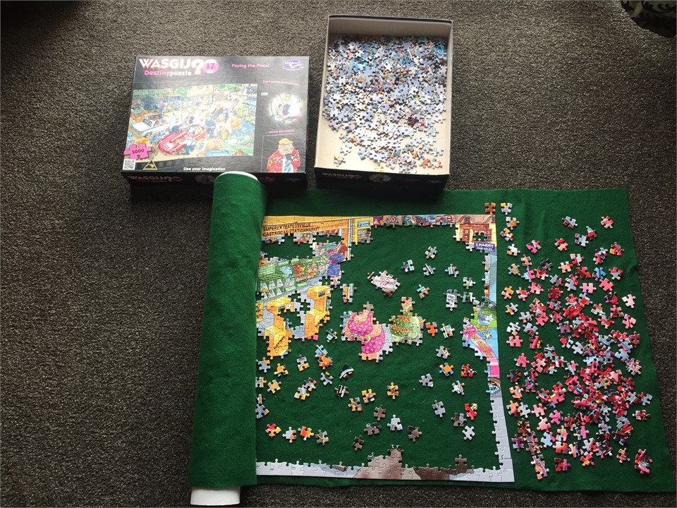 Puzzel with mat