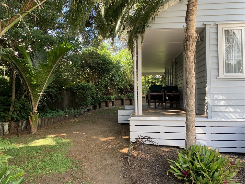Rear garden and terrace