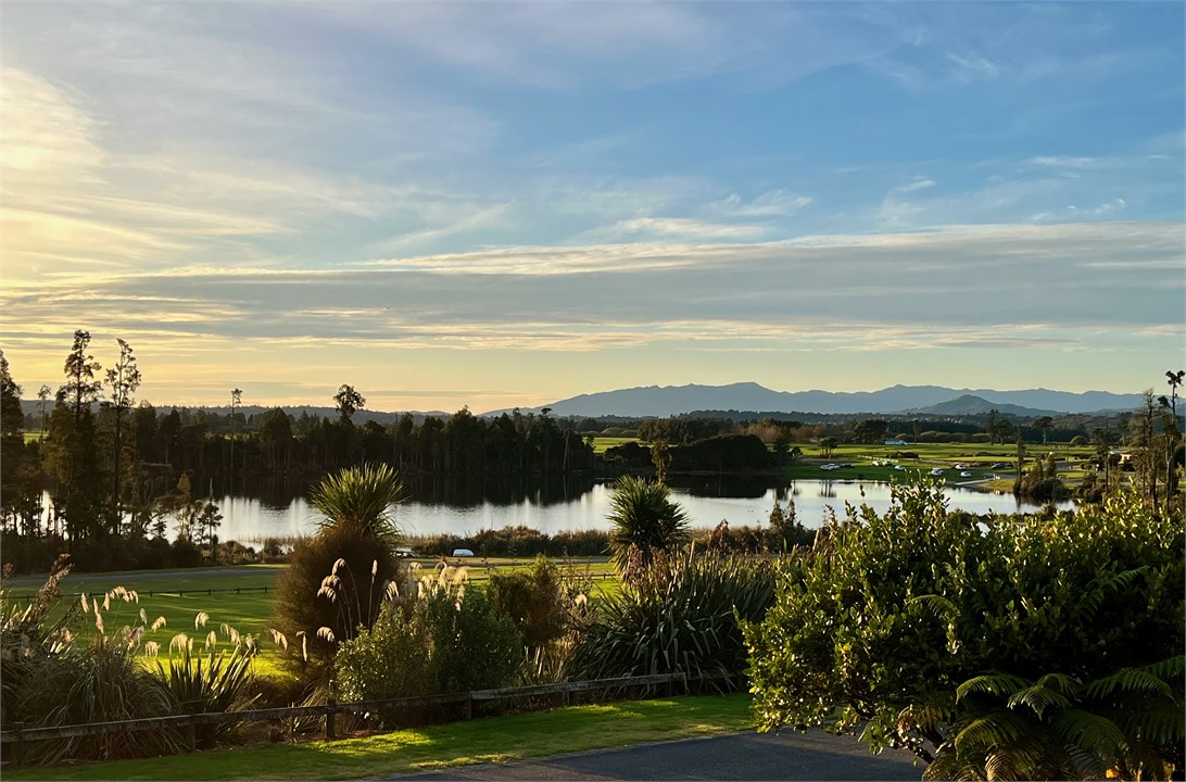 stunning sunsets from the deck