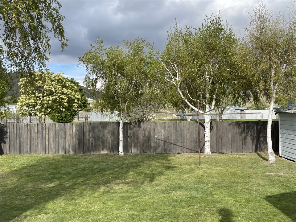 Back yard - leading to reserve