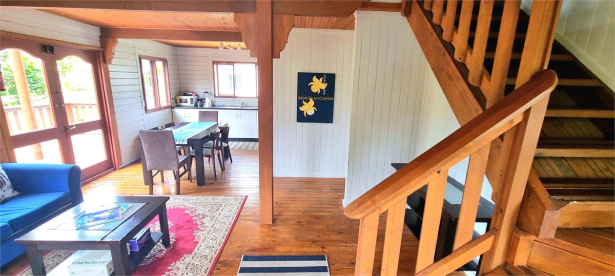 Downstairs living area