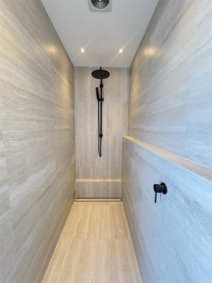 Master ensuite walk-in shower