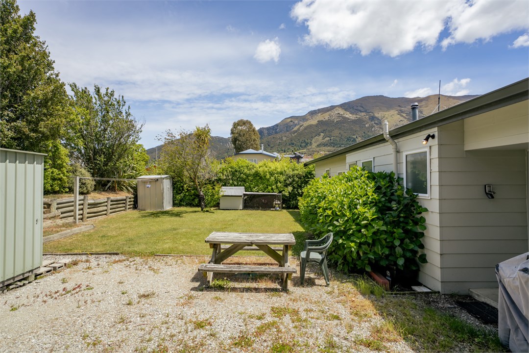 Backyard behind the house