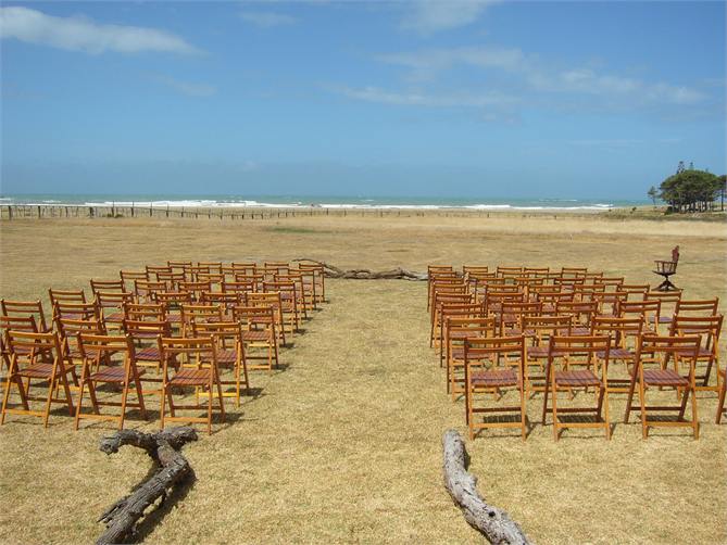 Wedding venue - looking out to the ocean