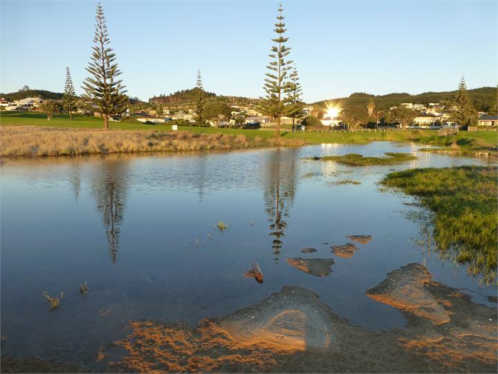 down at the creek outlet beACH