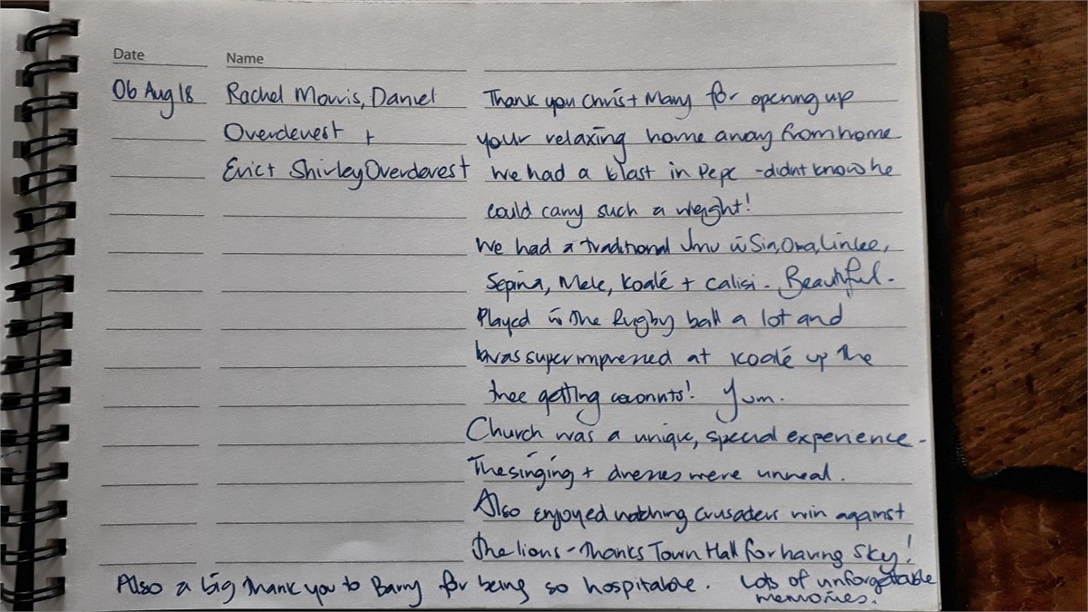 Very happy guests 2018