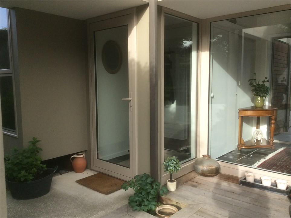 Entrance via separate door from our house