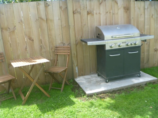 Outdoor BBQ with outdoor furniture