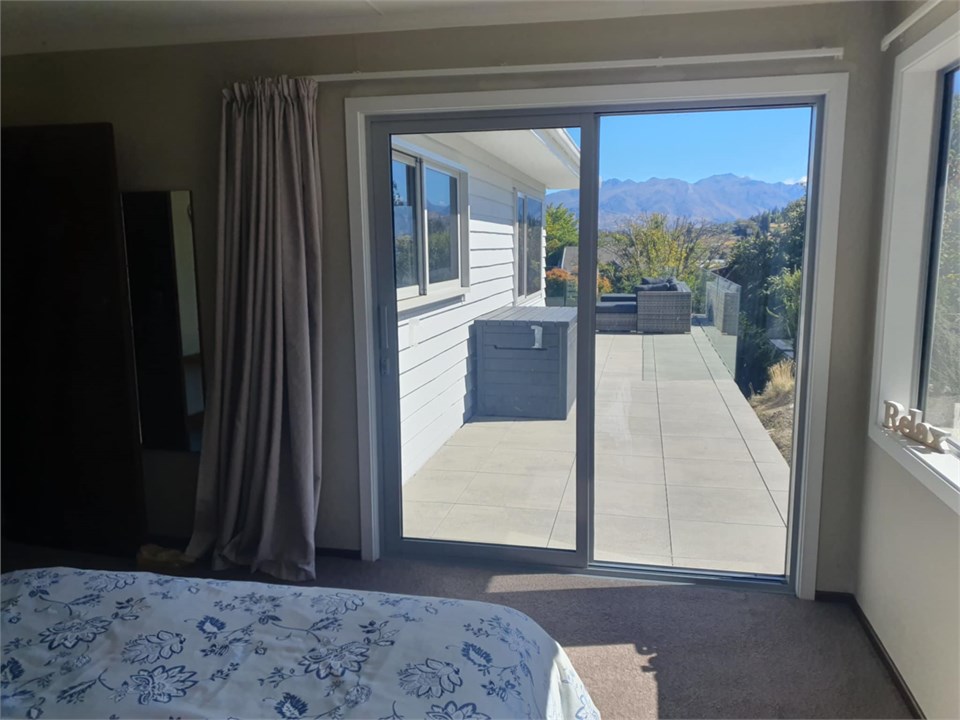 2nd Queen bedroom view onto deck