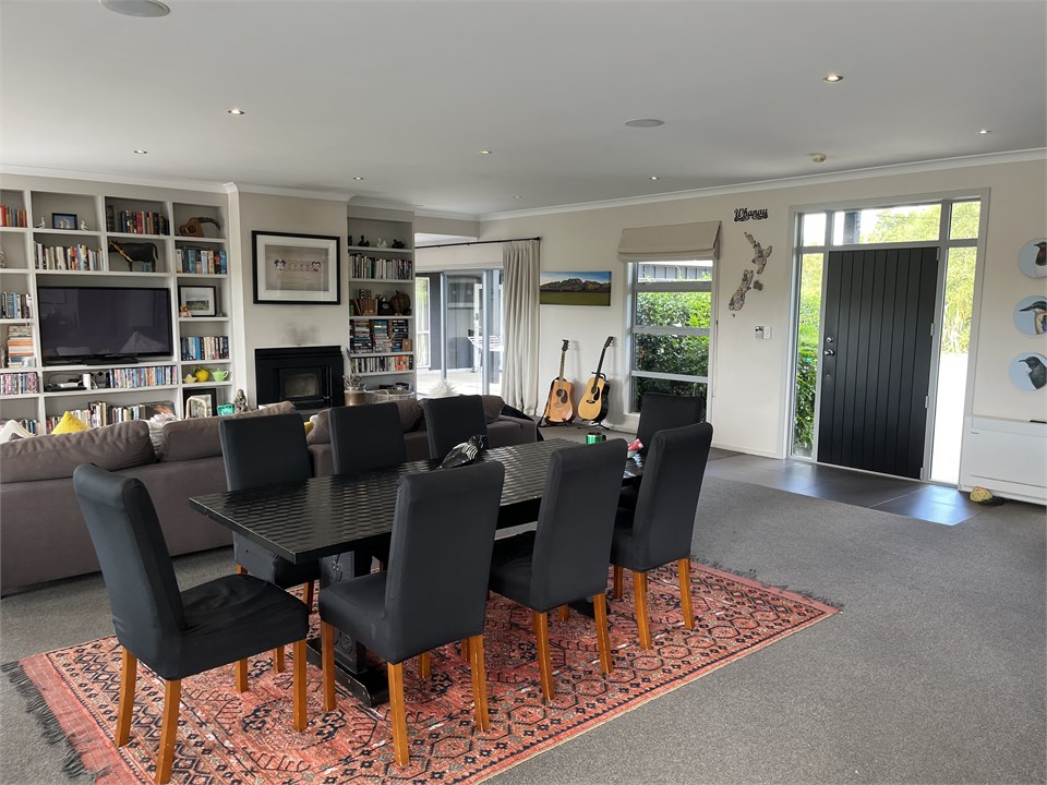 Dining and living room