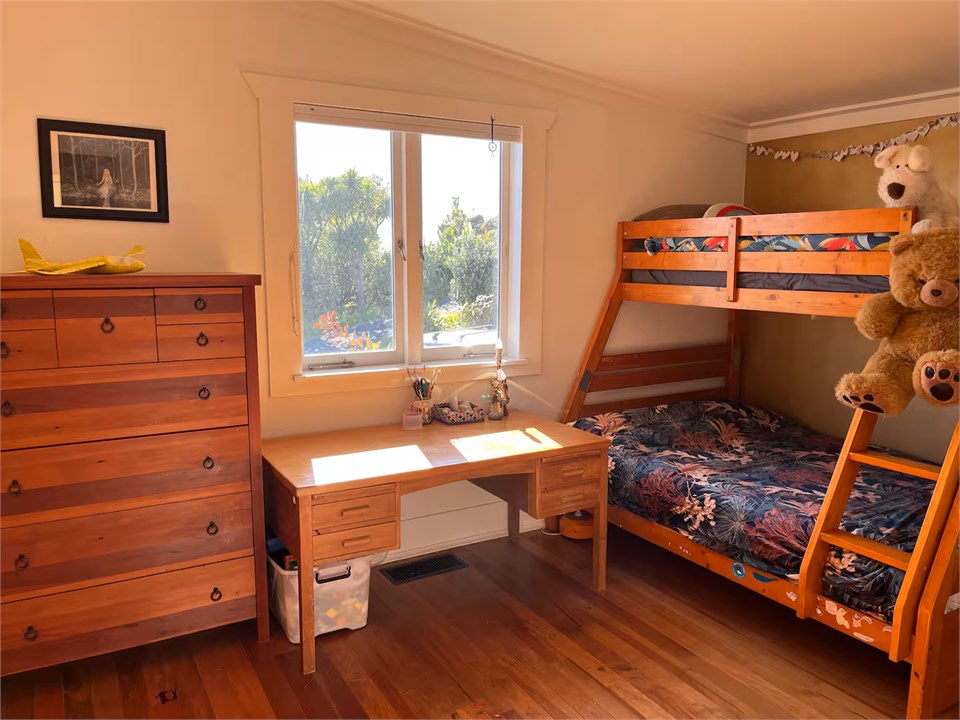 Kids room with double bunks
