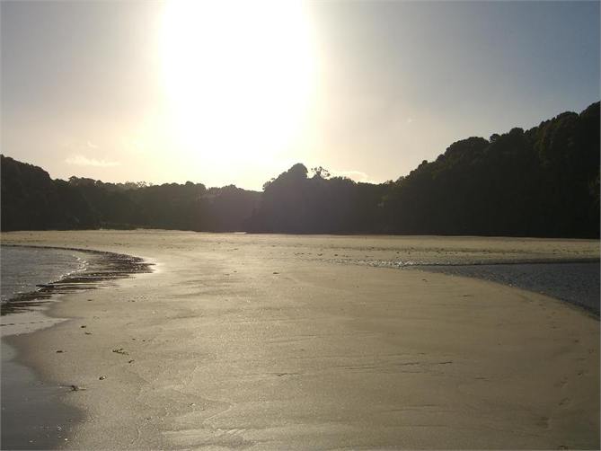 Nearby Bathing Beach and Mill Creek