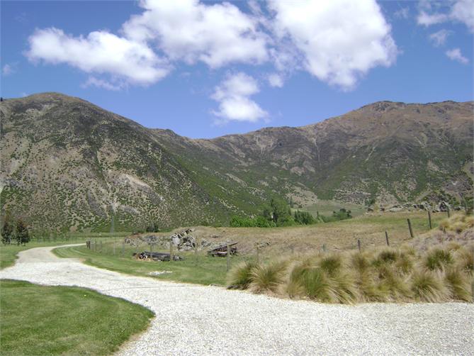 View towards Mt Rosa vineyard