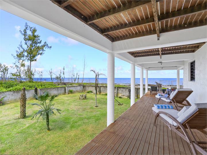 terrace next to bedroom ground floor