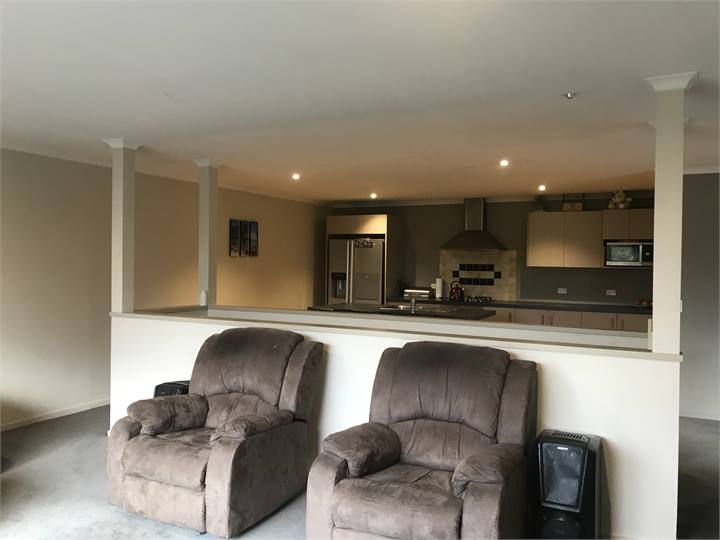 Open plan living kitchen area