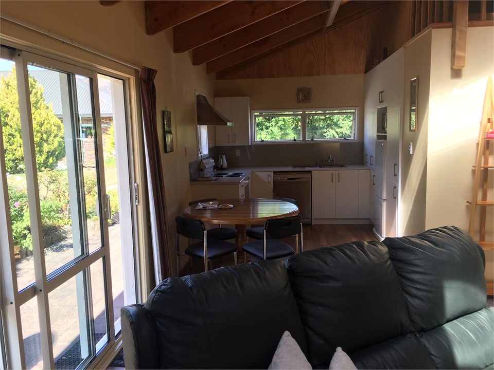 Lounge looking into the kitchen