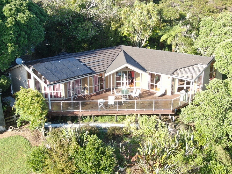 Plenty of outside entertainment space.