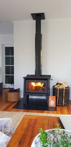 A fire to keep you cosy in winter.