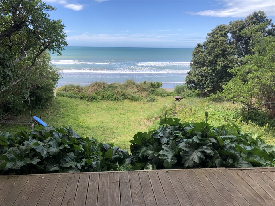 Beach access left corner of section