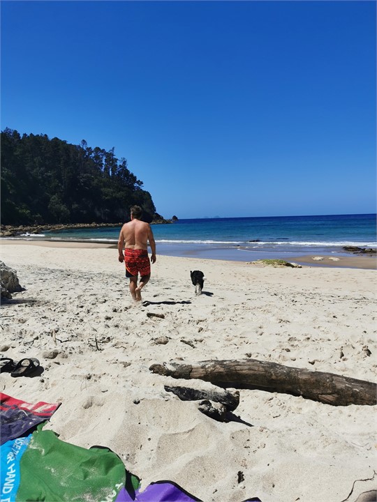 Onemana has the most beautiful beach and clear wat