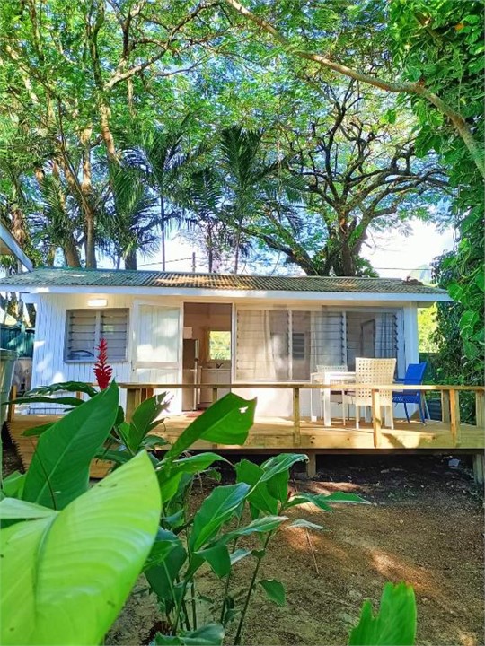 Looking up from the beach to the River Studio Tama