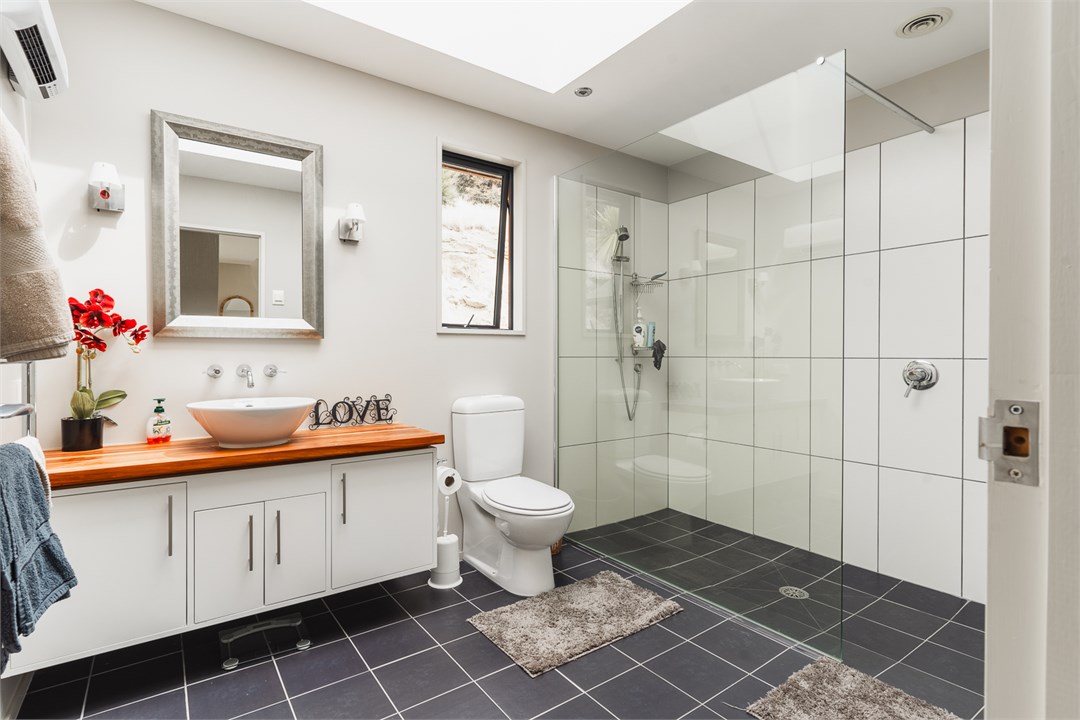 Bathroom in Bedroom 2 - shower, toilet