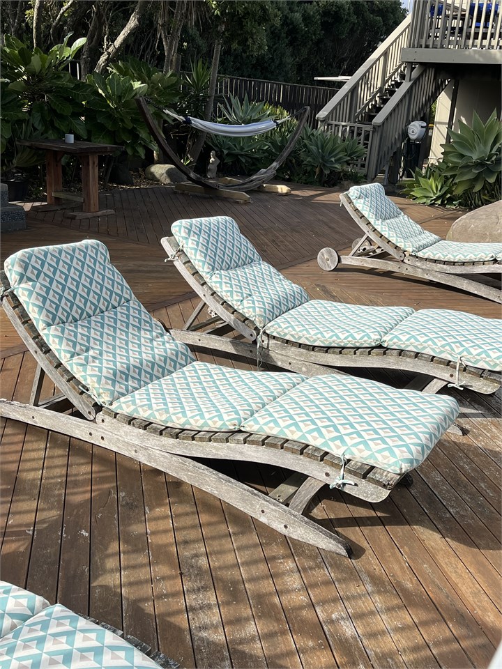 Deckchairs and hammock