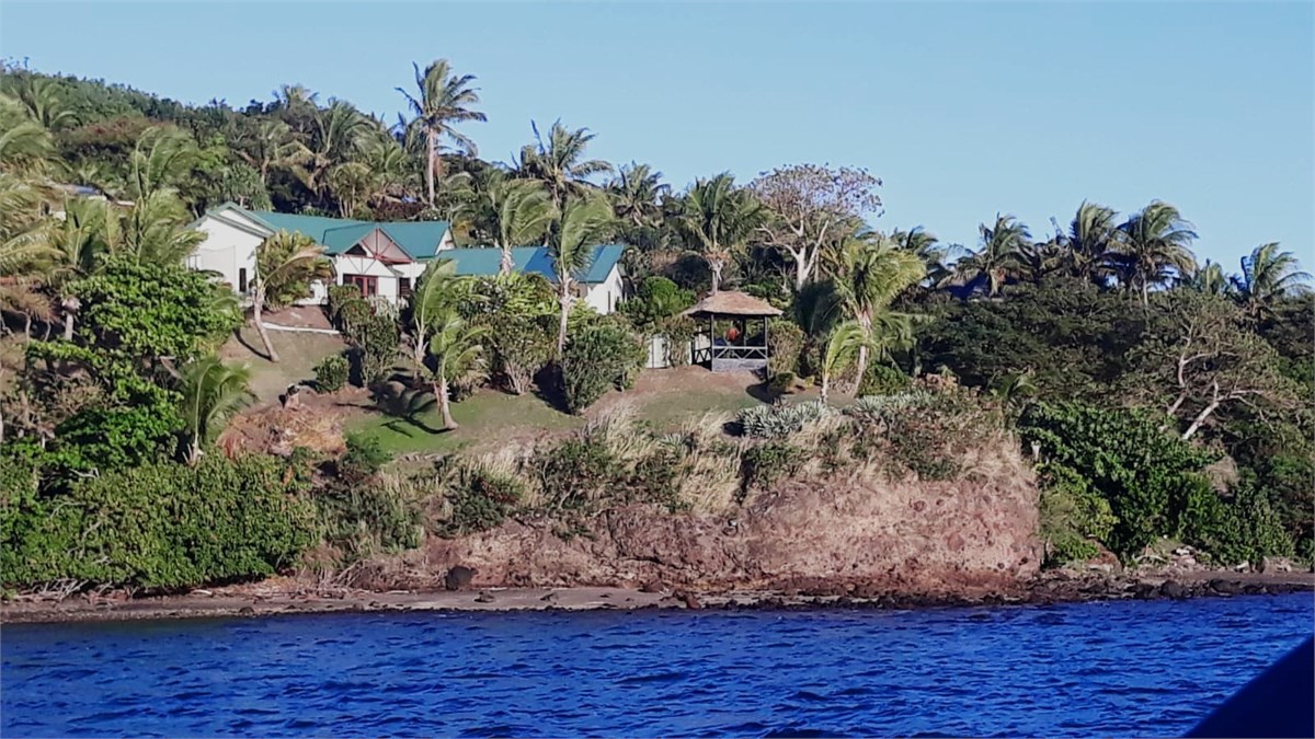 Property looking back from the ocean