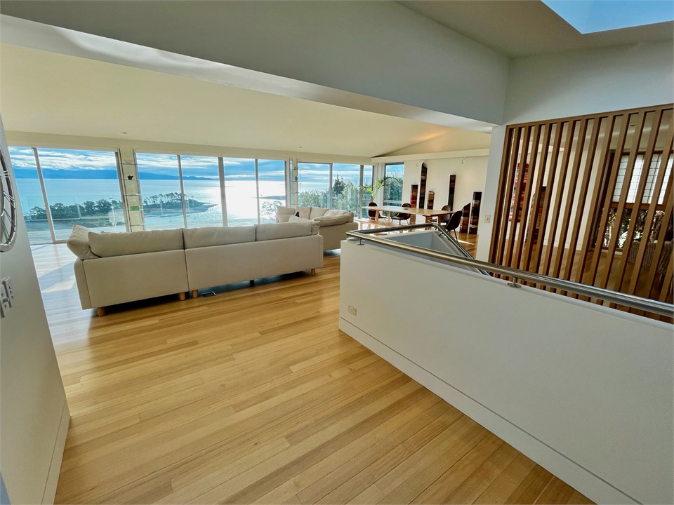 Entering the living area