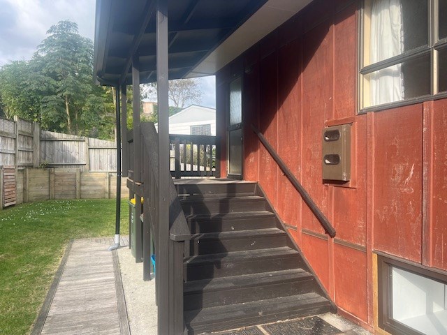 Cover steps & deck/porch to upper entrance