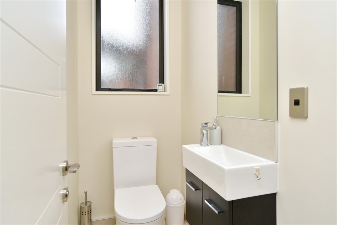 Separate toilet area