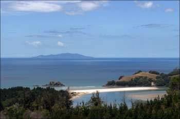 Wharekawa Harbour with Opoutere 6 Kilometre Beach