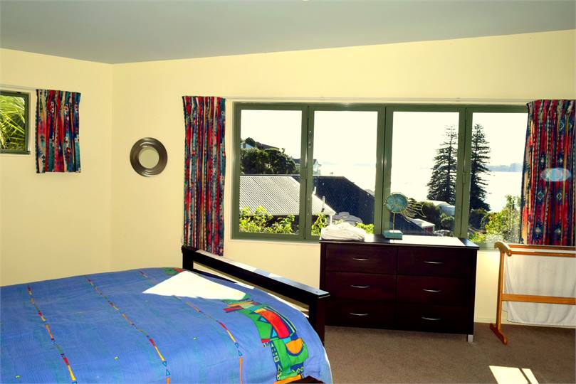 Master bedroom with sea views.