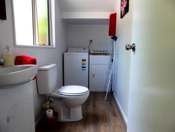 downstairs extra toilet / laundry