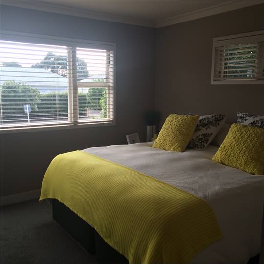 Super king bedroom on top floor with separate bath