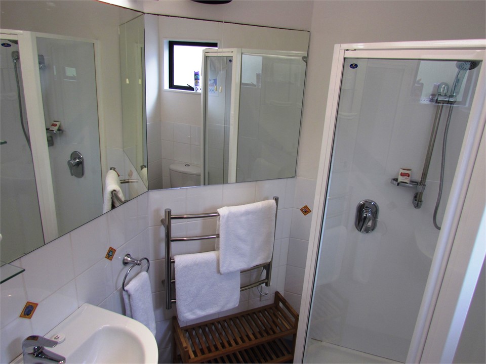 Heated ensuite bathroom