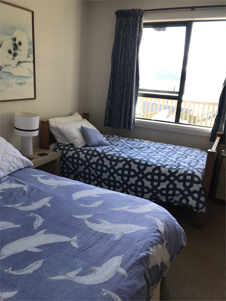 2nd bedroom window overlooks Dryden Bay