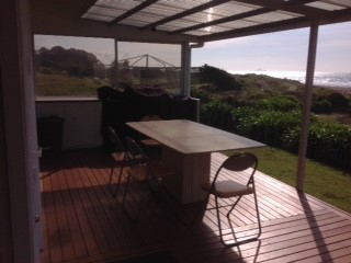 Outside Dinning with built in BBQ