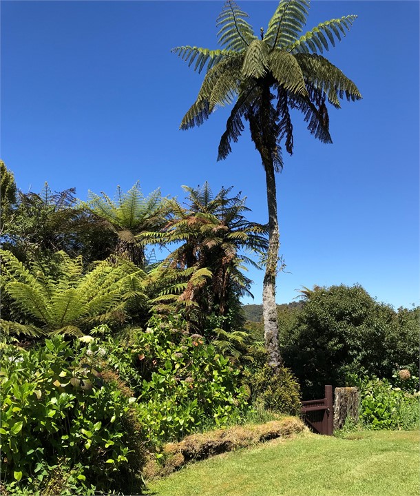 Gate out to Lee Bay Road.
