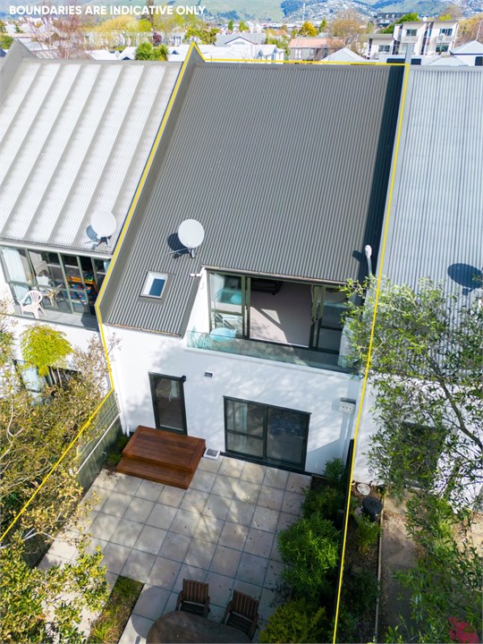 View of the property building and property borders