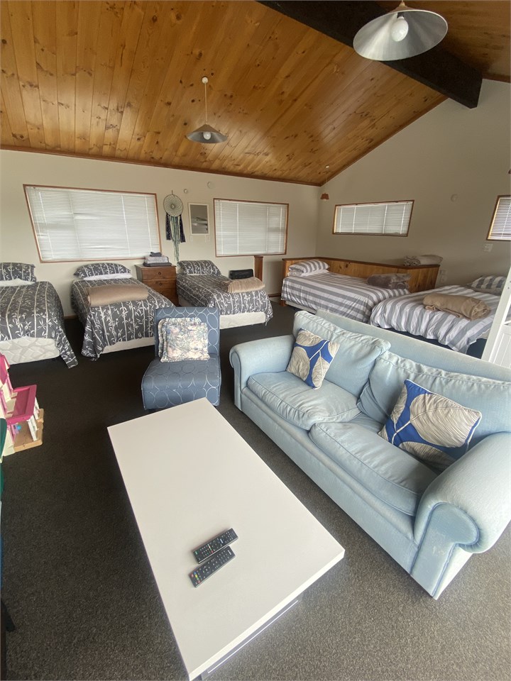 Upstairs sleeping/games room