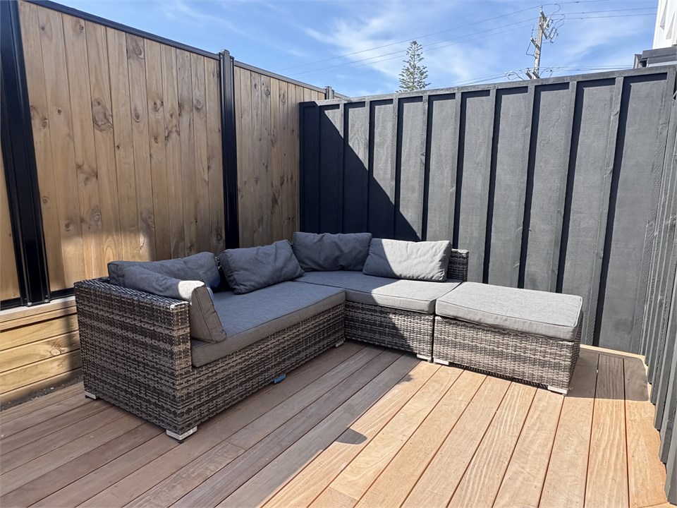 Outdoor seating area