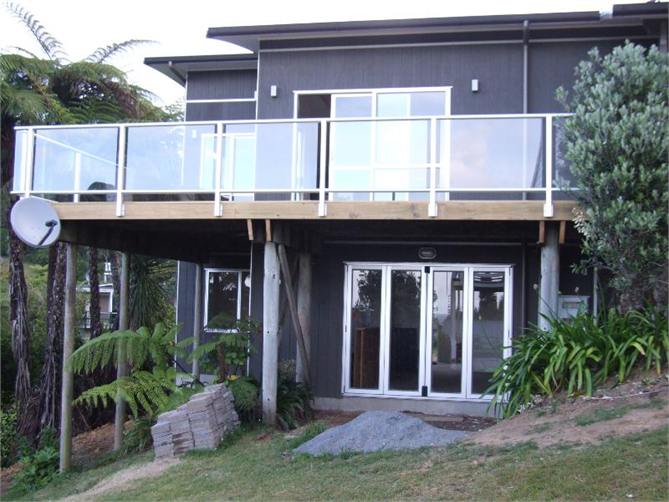 North side of house facing the sea