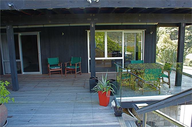 Outdoor living area - east side