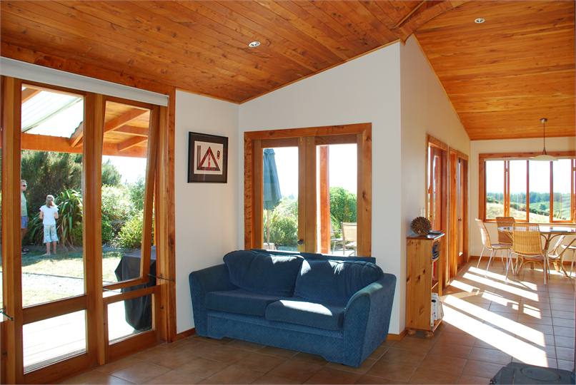 Sunny open plan living area